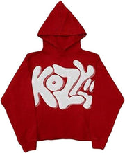 ZENMANCHEN Y2k Hoodies Puff Print Hoodie Grunge Graphic Zip Up Hoodies Y2k Jacket Hip Hop Streetwear Aesthetic Sweatshirts (US, Alpha, Large, Regular, Regular, 1-black)