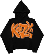 ZENMANCHEN Y2k Hoodies Puff Print Hoodie Grunge Graphic Zip Up Hoodies Y2k Jacket Hip Hop Streetwear Aesthetic Sweatshirts (US, Alpha, Large, Regular, Regular, 1-black)