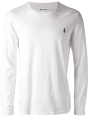 Polo Ralph Lauren Men's Crew Neck Long Sleeve Tee, Basic Black, Large