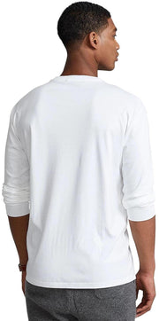 Polo Ralph Lauren Men's Crew Neck Long Sleeve Tee, Basic Black, Large