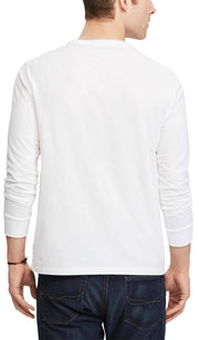 Polo Ralph Lauren Men's Crew Neck Long Sleeve Tee, Basic Black, Large