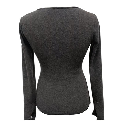 Grunge Shirts Emo Clothe Teen Girls Vintage Graphic Tee Y2k 2000s Goth Top Women Mcbling Long Sleeve Streetwear (Black Purple,Small)