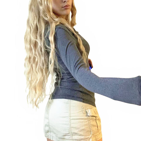 NaranjaBurbuja Y2k Fairy Grunge Graphic Long Sleeve Tees Tops Women E-Girls Aesthetic Gothic Skull Print Baggy T Shirts Emo Clothes 0-black Retro Fashion Uiui