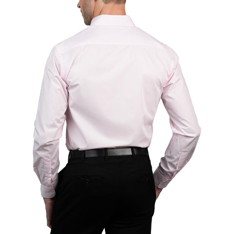 U.S. Polo Assn. Regular Fit Long Sleeve Button Down Dress Shirts for Men Wrinkle Free Long Sleeve Shirt Mens Formal Stretch Black Solid