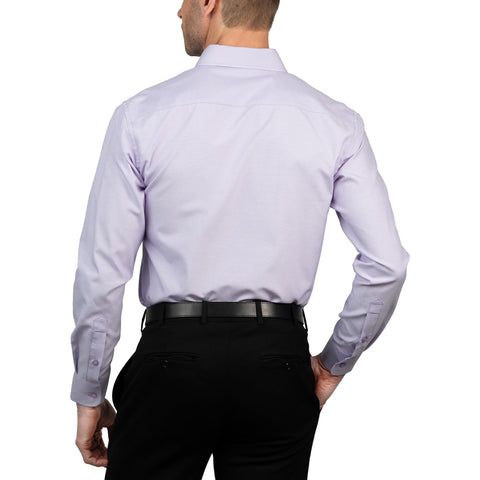 U.S. Polo Assn. Regular Fit Long Sleeve Button Down Dress Shirts for Men Wrinkle Free Long Sleeve Shirt Mens Formal Stretch Black Solid