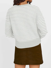 Trendy Queen Cropped Cardigan Sweaters for Women Lightweight Shrugs Crop Tops Y2k Fall Outfits Fashion Clothes 2025 Grey M