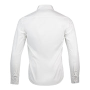 U.S. Polo Assn. Regular Fit Long Sleeve Button Down Dress Shirts for Men Wrinkle Free Long Sleeve Shirt Mens Formal Stretch Black Solid