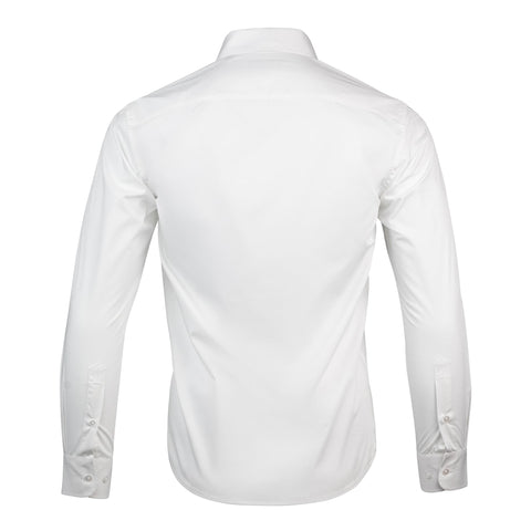 U.S. Polo Assn. Regular Fit Long Sleeve Button Down Dress Shirts for Men Wrinkle Free Long Sleeve Shirt Mens Formal Stretch Black Solid