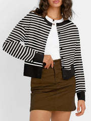 Trendy Queen Cropped Cardigan Sweaters for Women Lightweight Shrugs Crop Tops Y2k Fall Outfits Fashion Clothes 2025 Grey M