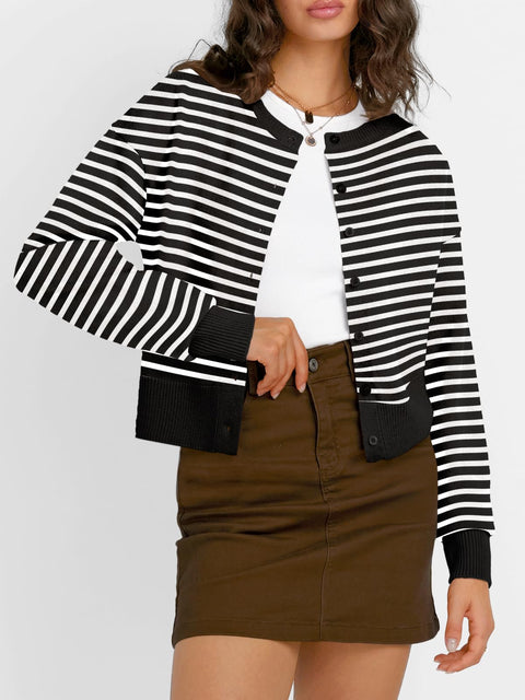 Trendy Queen Cropped Cardigan Sweaters for Women Lightweight Shrugs Crop Tops Y2k Fall Outfits Fashion Clothes 2025 Grey M