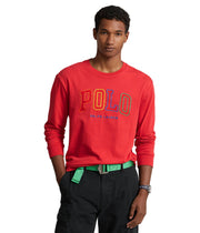 Polo Ralph Lauren Men's Crew Neck Long Sleeve Tee, Basic Black, Large