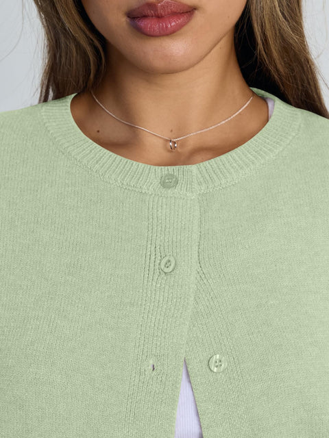 Trendy Queen Cropped Cardigan Sweaters for Women Lightweight Shrugs Crop Tops Y2k Fall Outfits Fashion Clothes 2025 Grey M