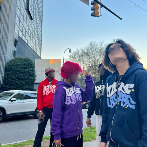 ZENMANCHEN Y2k Hoodies Puff Print Hoodie Grunge Graphic Zip Up Hoodies Y2k Jacket Hip Hop Streetwear Aesthetic Sweatshirts (US, Alpha, Large, Regular, Regular, 1-black)