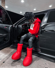 ZENMANCHEN Y2k Hoodies Puff Print Hoodie Grunge Graphic Zip Up Hoodies Y2k Jacket Hip Hop Streetwear Aesthetic Sweatshirts (US, Alpha, Large, Regular, Regular, 1-black)