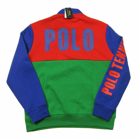 POLO RALPH LAUREN Mens Classic Estate-Rib Quarter-Zip Pullover Sweater (XXL, CedarBrownHtr)
