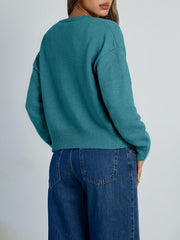 Trendy Queen Cropped Cardigan Sweaters for Women Lightweight Shrugs Crop Tops Y2k Fall Outfits Fashion Clothes 2025 Grey M