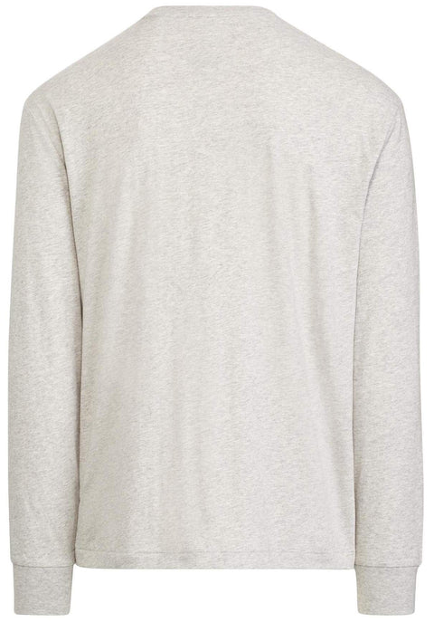 Polo Ralph Lauren Men's Crew Neck Long Sleeve Tee, Basic Black, Large