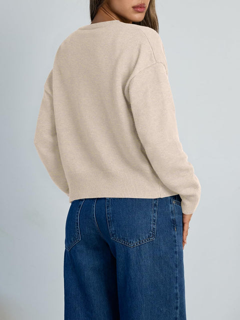 Trendy Queen Cropped Cardigan Sweaters for Women Lightweight Shrugs Crop Tops Y2k Fall Outfits Fashion Clothes 2025 Grey M