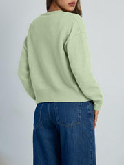 Trendy Queen Cropped Cardigan Sweaters for Women Lightweight Shrugs Crop Tops Y2k Fall Outfits Fashion Clothes 2025 Grey M