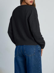 Trendy Queen Cropped Cardigan Sweaters for Women Lightweight Shrugs Crop Tops Y2k Fall Outfits Fashion Clothes 2025 Grey M