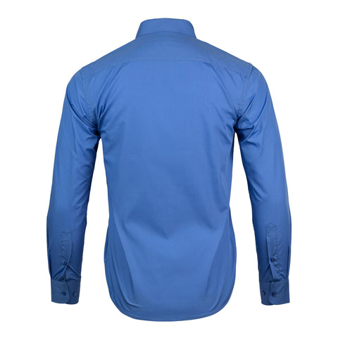 U.S. Polo Assn. Regular Fit Long Sleeve Button Down Dress Shirts for Men Wrinkle Free Long Sleeve Shirt Mens Formal Stretch Black Solid