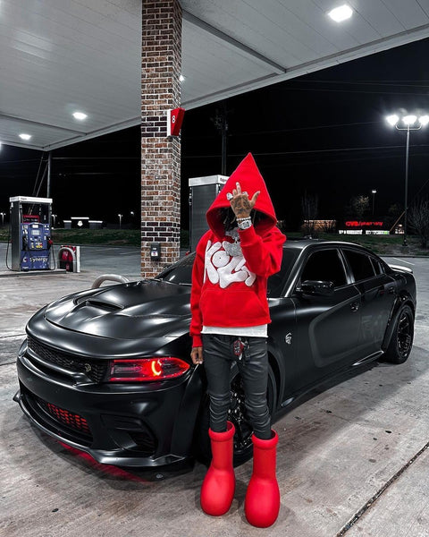 ZENMANCHEN Y2k Hoodies Puff Print Hoodie Grunge Graphic Zip Up Hoodies Y2k Jacket Hip Hop Streetwear Aesthetic Sweatshirts (US, Alpha, Large, Regular, Regular, 1-black)