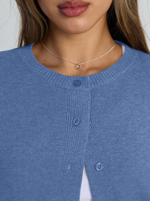 Trendy Queen Cropped Cardigan Sweaters for Women Lightweight Shrugs Crop Tops Y2k Fall Outfits Fashion Clothes 2025 Grey M