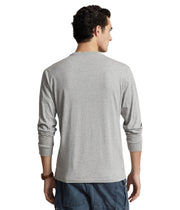 Polo Ralph Lauren Men's Crew Neck Long Sleeve Tee, Basic Black, Large