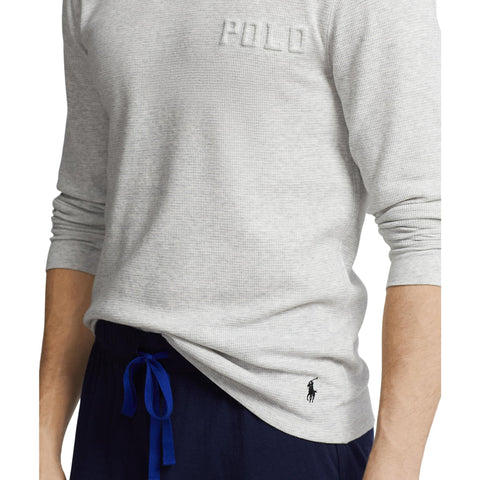 Polo Ralph Lauren Men's Crew Neck Long Sleeve Tee, Basic Black, Large