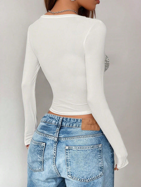 Grunge Shirts Emo Clothe Teen Girls Vintage Graphic Tee Y2k 2000s Goth Top Women Mcbling Long Sleeve Streetwear (Black Purple,Small)