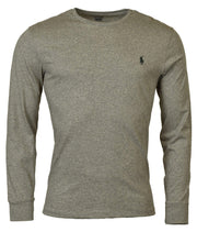 Polo Ralph Lauren Men's Crew Neck Long Sleeve Tee, Basic Black, Large