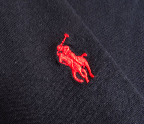 Polo Ralph Lauren Men's Crew Neck Long Sleeve Tee, Basic Black, Large