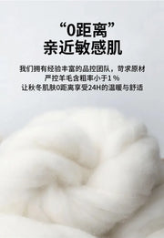 High Quality 100% Wool Scarf Female Fashion Classic Soft Cashmere Muffler Women Warm Thermal Shawl Outside Autumn Winter