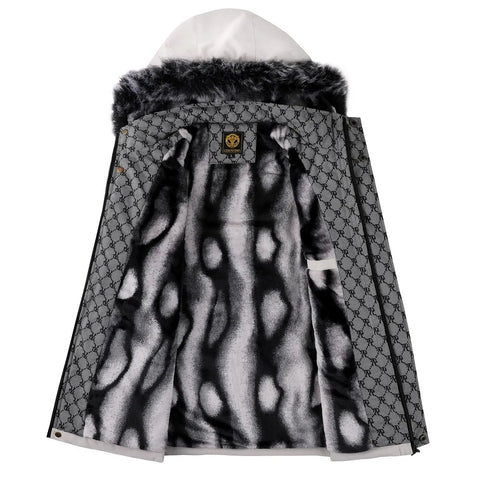 Men’s Outdoor Cotton-Padded Coat – Thick Fleece Casual Jacket for Autumn & Winter Warmth