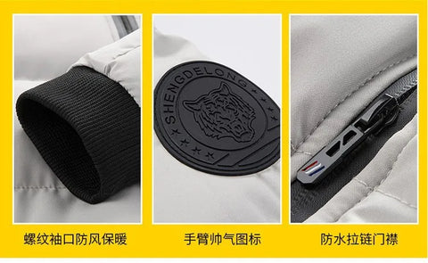 Men’s Puffer Jackets – Thick Warm Winter Parkas | Waterproof Down Bomber Coat | Luxury Designer Outerwear