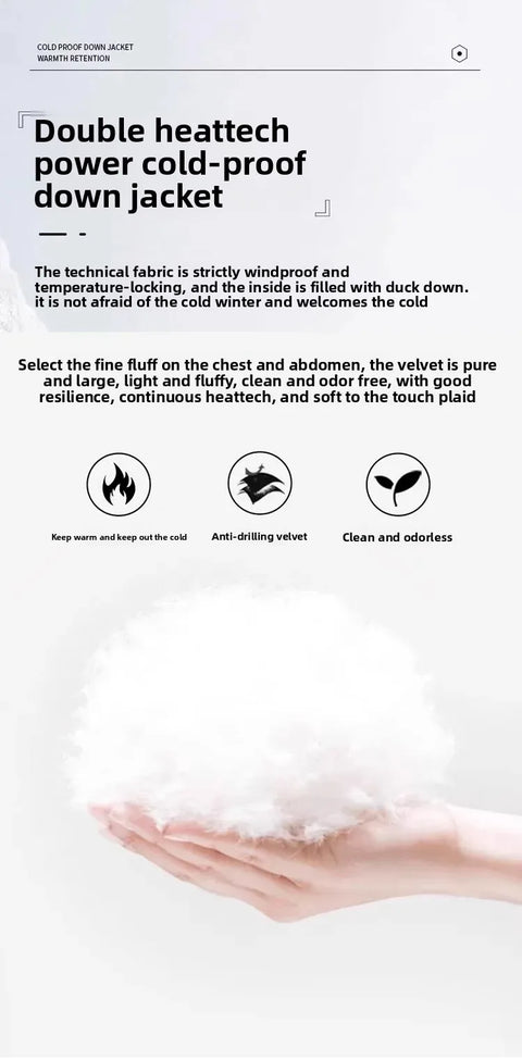 Men’s Winter Down Jacket – Thickened Warm, Windproof Business Coat | Durable & Trendy Outerwear