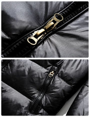 2024 Winter Men’s & Women’s Puffer Jacket – Thick Duck Down Hooded Coat | Outdoor Casual Warm Overcoat