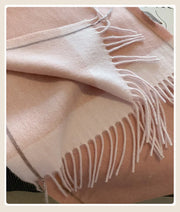 High Quality 100% Wool Scarf Female Fashion Classic Soft Cashmere Muffler Women Warm Thermal Shawl Outside Autumn Winter