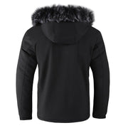 Men’s Outdoor Cotton-Padded Coat – Thick Fleece Casual Jacket for Autumn & Winter Warmth