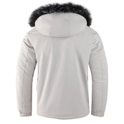 Men’s Outdoor Cotton-Padded Coat – Thick Fleece Casual Jacket for Autumn & Winter Warmth