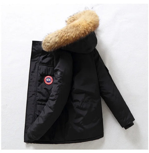 Men’s Winter Down Jacket – New Style Warm Parka | Trendy Youth Outerwear for Men