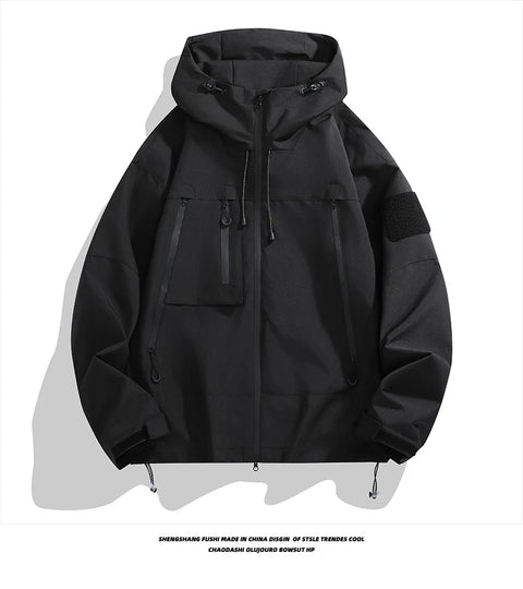 Couple’s Stormtrooper Jacket – Men’s Three-Proof Functional Windproof Work Jacket | Explosive Workwear with Utility Bag