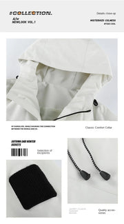 Couple’s Stormtrooper Jacket – Men’s Three-Proof Functional Windproof Work Jacket | Explosive Workwear with Utility Bag