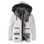 Men’s Outdoor Cotton-Padded Coat – Thick Fleece Casual Jacket for Autumn & Winter Warmth