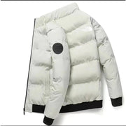 2025 Men’s Thick Warm Parka Windproof Cotton Down Winter Jacket |Casual Outdoor Golf Coat