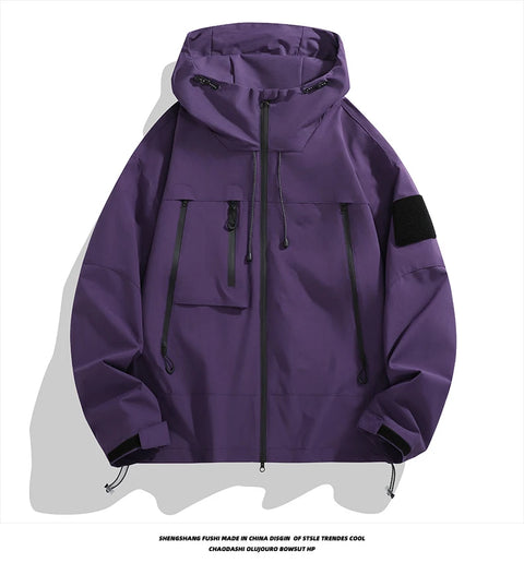 Couple’s Stormtrooper Jacket – Men’s Three-Proof Functional Windproof Work Jacket | Explosive Workwear with Utility Bag