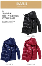 2024 Winter Men’s & Women’s Puffer Jacket – Thick Duck Down Hooded Coat | Outdoor Casual Warm Overcoat