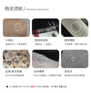 High Quality 100% Wool Scarf Female Fashion Classic Soft Cashmere Muffler Women Warm Thermal Shawl Outside Autumn Winter