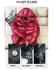 2024 Winter Men’s & Women’s Puffer Jacket – Thick Duck Down Hooded Coat | Outdoor Casual Warm Overcoat