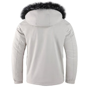 Men’s Outdoor Cotton-Padded Coat – Thick Fleece Casual Jacket for Autumn & Winter Warmth